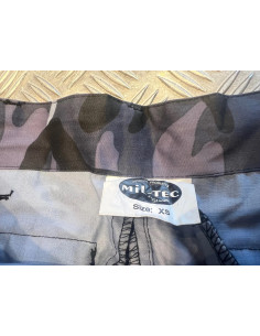 Short bermuda mil-tec camo urbain neige neuf taille xs 2
