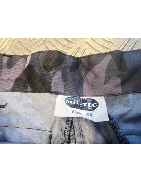 Short bermuda mil-tec camo urbain neige neuf taille xs