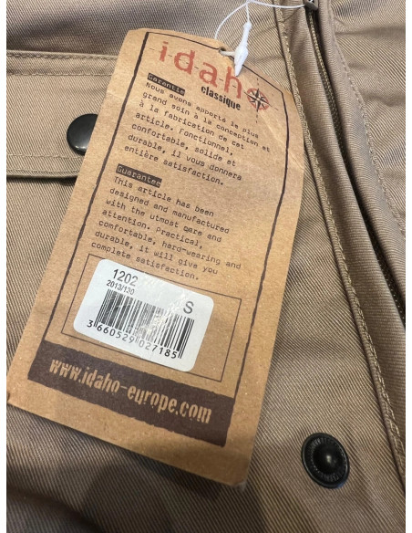 gilet de reporter journaliste peche randonne idaho taille s kaki 1202 14 poches