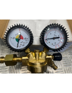 débilitre détendeur silex 30 L/min 2 manomètres gaz Argon ou Argon +CO2 soudure 2