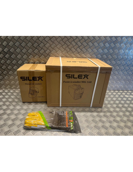 poste souder mig mag igbt inverter 160A Silex + cagoule de soudure + gants neuf