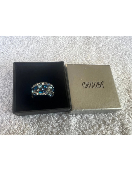 bague cristaluna diva cristal acrylique transparent swarovski neuf 100 356 c2