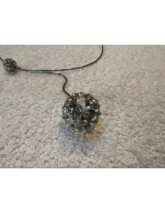 Collier cristaluna saturno en cristal acrylique transparent swarovski 200 513 00 2