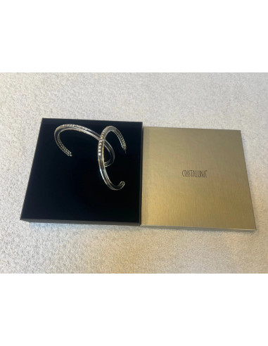 boucles oreille cristaluna ole mega cristal acrylique transparent neuf 30010900