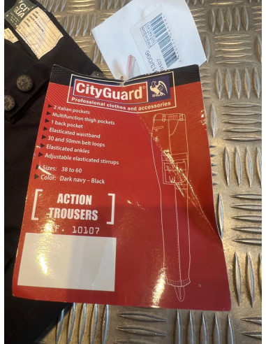 Pantalon cityGuard 10107 action securite bleu fonce neuf taille 50