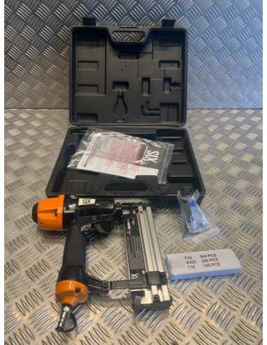 cloueur agrafeuse pneumatique 3 en 1 slx 18 GA - 16 GA clous 15-50 mm neuf