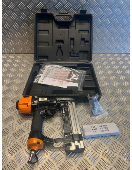 cloueur agrafeuse pneumatique 3 en 1 slx 18 GA - 16 GA clous 15-50 mm neuf