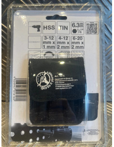 BGS Diy 1616 Jeu de 3 fraises HSS à étages 3-20 mm neuf 2