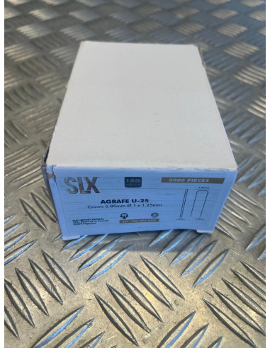5000 agrafes t90 slx 18G 5,85 Ø 1 X 1,25 25 MM pour agrafeuse