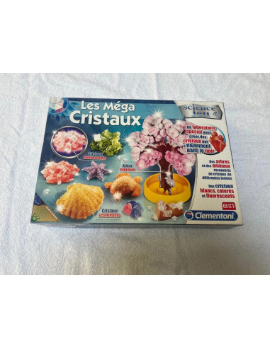 jeu enfant creatif les mégas cristaux CLEMENTONI Science & Jeu