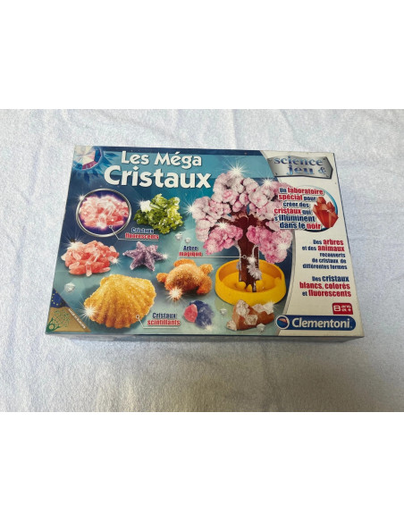 jeu enfant creatif les mégas cristaux CLEMENTONI Science & Jeu