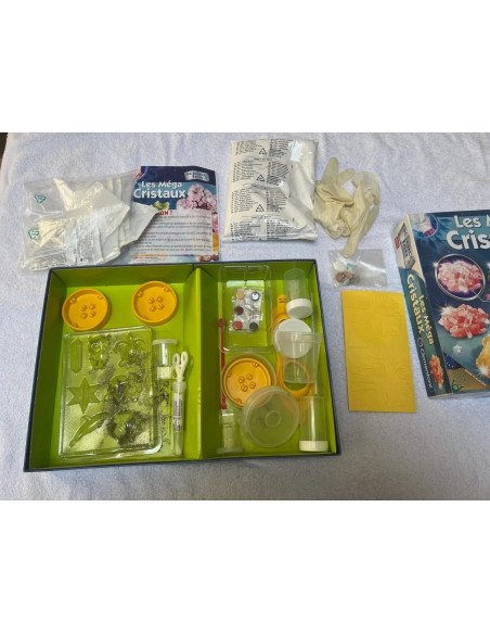 jeu enfant creatif les mégas cristaux CLEMENTONI Science & Jeu