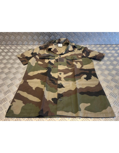 chemise chemisette militaire francaise neuf fesca gp garments transconfection