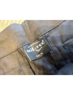 pantalon enfant garcon type bdu noir mil-tec taille xl neuf 2