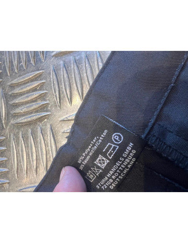 pantalon enfant garcon type bdu noir mil-tec taille xl neuf