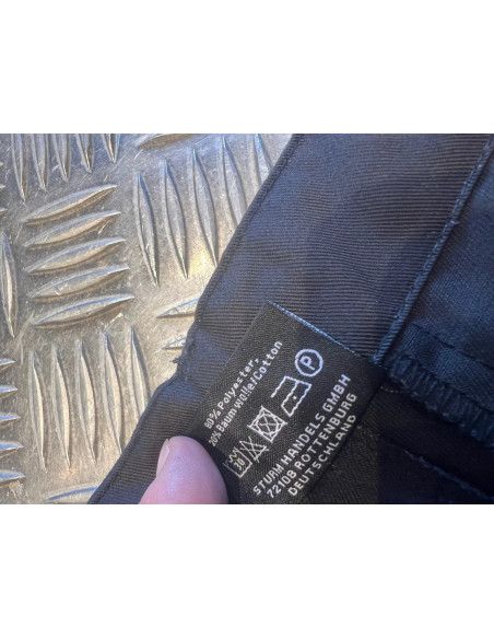 pantalon enfant garcon type bdu noir mil-tec taille xl neuf