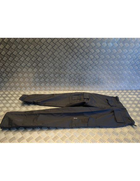 pantalon enfant garcon type bdu noir mil-tec taille xl neuf