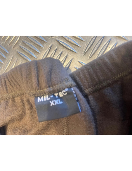 Calecon long polaire jogging mol-tec kaki taille xxl militaire froid neige sport
