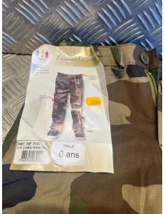 pantalon enfant garcon camo militaire gilbert neuf taille 6 ou 2 ans 2