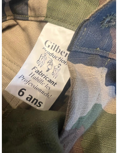 pantalon enfant garcon camo militaire gilbert neuf taille 6 ou 2 ans
