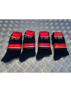 lot 12 paires de chaussettes Pierre cardin taille 39 - 42 noir neuf