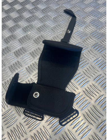 sacoche etui porte menottes et aerosol lacry dasta noir neuf