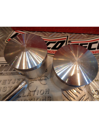 2 x piston forge segment joint wiseco 67,75 mm jet ski wet jet 440 cuyuna 1998 W