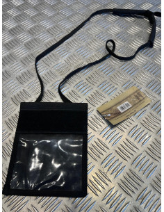 Pochette portefeuille papiers multi poches noir tour cou mil-tec 15824102 neuf