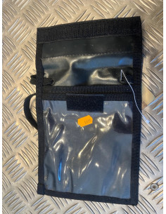 Pochette portefeuille papiers multi poches noir tour cou mil-tec 15824102 neuf 2