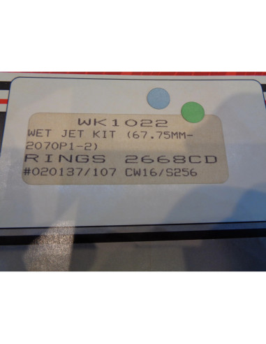 2 x piston forge segment joint wiseco 67,75 mm jet ski wet jet 440 cuyuna 1998 W