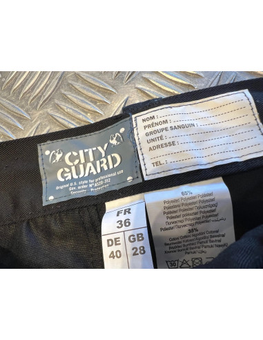 pantalon de securite cityguard 10107 taille 36 fr noir neuf