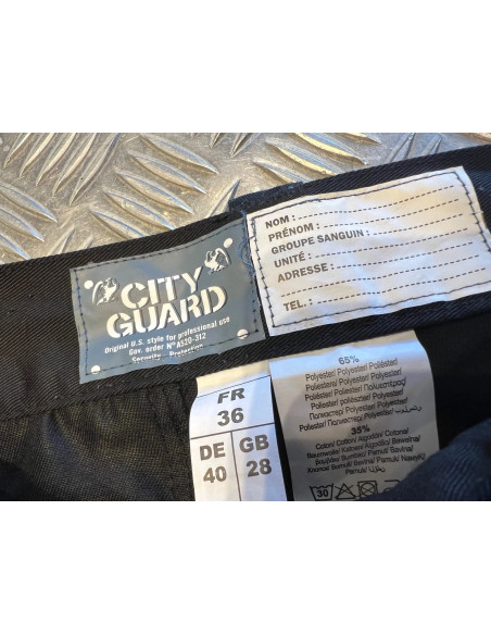 pantalon de securite cityguard 10107 taille 36 fr noir neuf