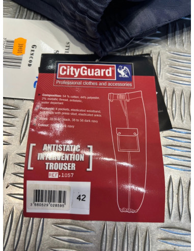 pantalon intervention anti-statique cityguard 1057 taille 42 neuf