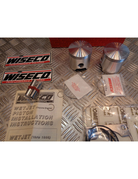 2 x piston forge segment joint wiseco 68 mm jet ski wet jet 440 cuyuna 1998 WK10