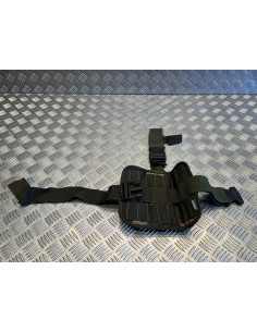 Plaque panneau de jambe cuisse molle porte 3 poches chargeur militaire opex 2