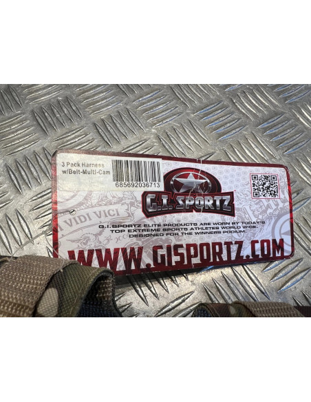 harnais avec centure de paintball multicam 3 munition gi sportz
