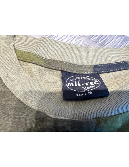 t-shirt mil-tec camo neuf taille m