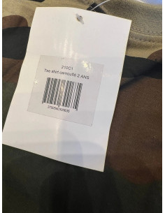 t-shirt equipement militaire camoufle enfant de 2 ant neuf 2