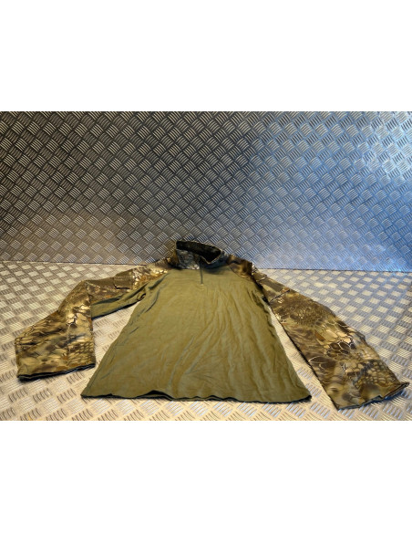 Chemise t-shirt manches longues dmoniac camo kryptek highlander neuf Taille 36