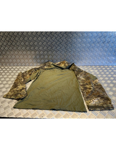 Chemise t-shirt manches longues dmoniac camo kryptek highlander neuf Taille 36