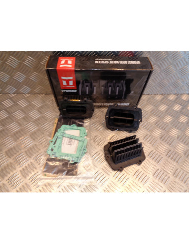 kit 3 boite clapet carbone v-force 3 quad polaris 900 1050 sl sltx moto tassinar