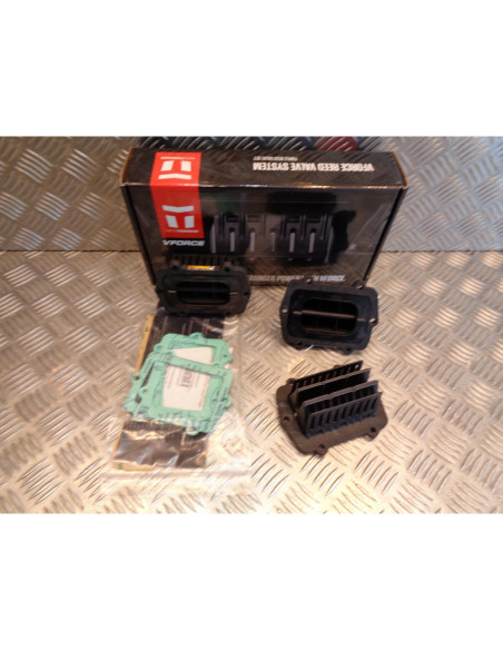 kit 3 boite clapet carbone v-force 3 quad polaris 900 1050 sl sltx moto tassinar