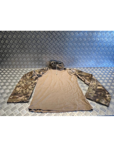 chemise t-shirt manches longues dmoniac camo kryptek highlander Taille 34 neuf