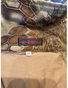 chemise t-shirt manches longues dmoniac camo kryptek highlander Taille 34 neuf 2