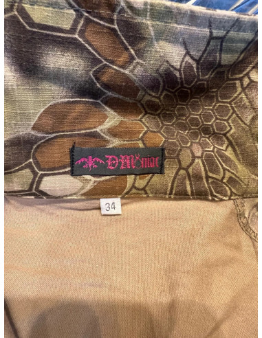 chemise t-shirt manches longues dmoniac camo kryptek highlander Taille 34 neuf