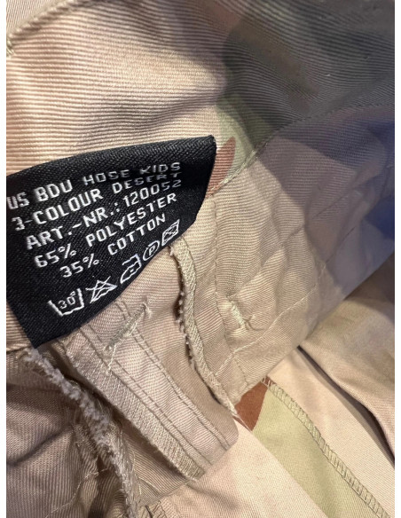 pantalon mil-tec us bdu camo taille xxl enfant neuf