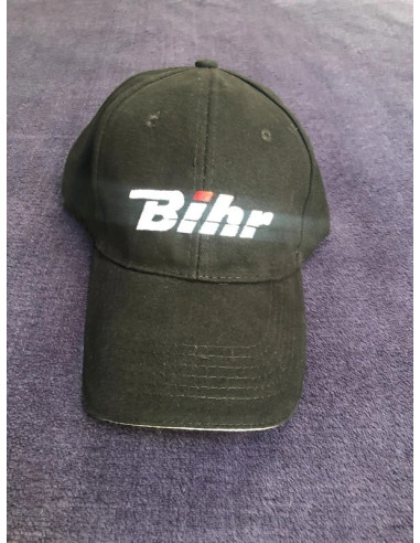 casquette bihr 2020 noir marque moto pieces accessoires sponsor