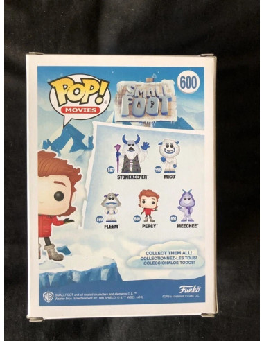 Figurine Funko Pop 600 - Yeti et Compagnie - Percy neuf