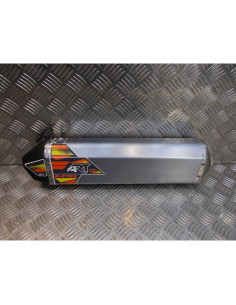 ligne pot echappement inox art b-p122 silencieux alu moto husqvarna fe 450 76906 2