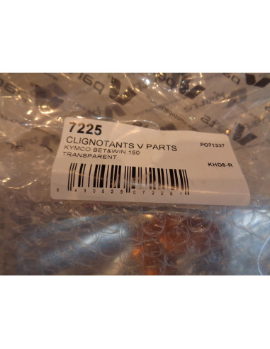 clignotant avant droit v-parts scooter kymco b&w bet & win 50 125 250 20